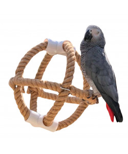 Parrot Planet Jute Swinger Parrot Toy